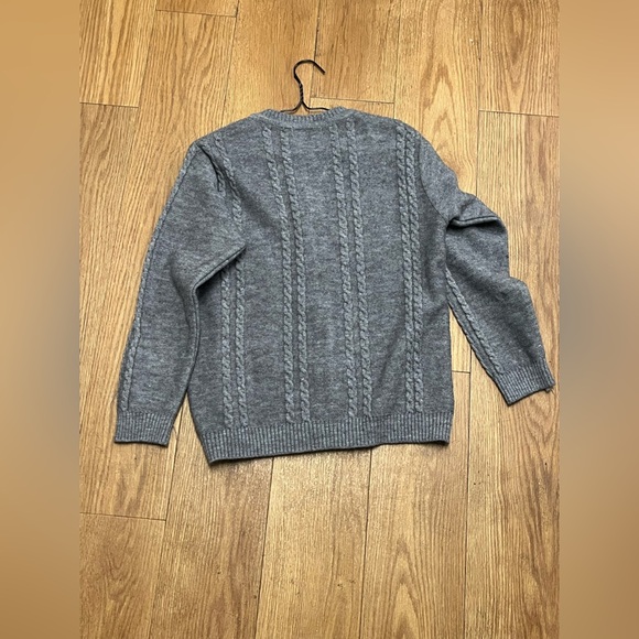 First Lady Cable Knit embroidered Cardigan- Medium PTP 19.5 inch - Picture 13 of 14